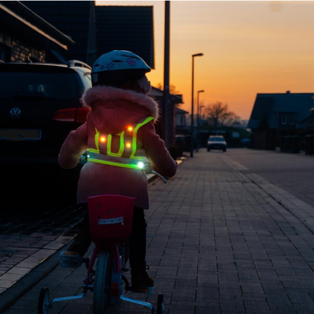 LED Warnweste für Kinder